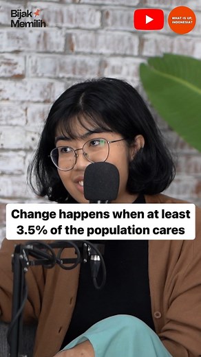 What Is Up, Indonesia? (WIUI)⁷ | Can a small minority change a nation? 🤔 Historically speaking, apparently, yes. Full video in WIUI youtube! @bijakmemilih.id is a... | Instagram