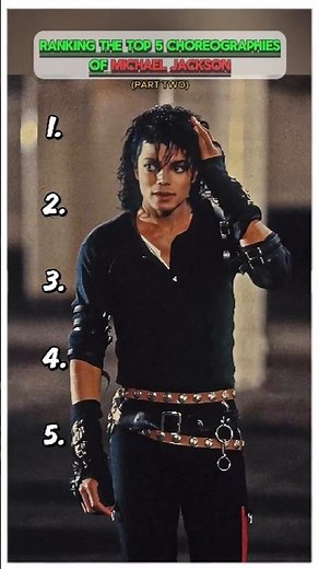 Ranking The Top 5 Choreographies Of Michael Jackson! (PT.2) #michaeljackson #shorts