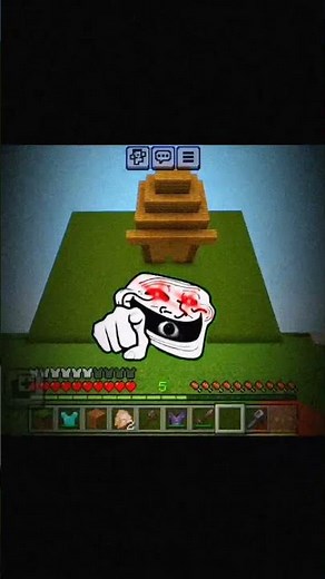 Minecraft troll face edit