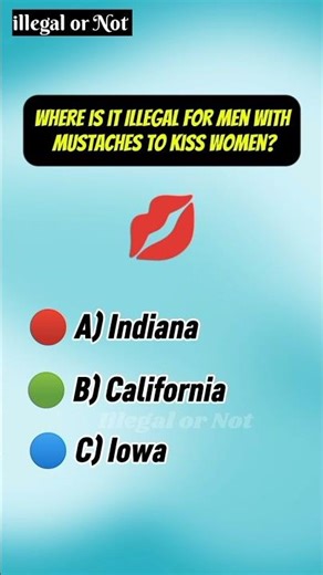 Men with Mustaches Can’t Kiss?! 💋😆 | Weird U.S. Law
