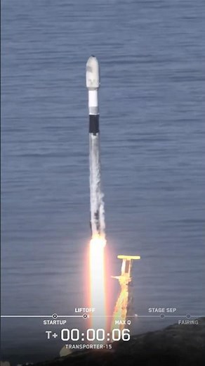 LIFTOFF! SpaceX Transporter 15 from Vandenberg, California