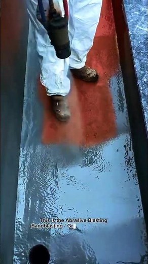 Industrial Sandblasting Process | Rust Removal & Surface Preparation (Satisfying Restoration)