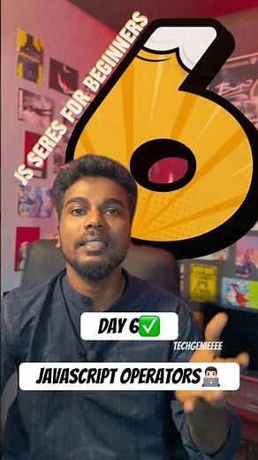 Javascript Operators explained in tamil 👨🏻‍💻 Day 6✅#operator #javascript #tamil #arithmetic #tips