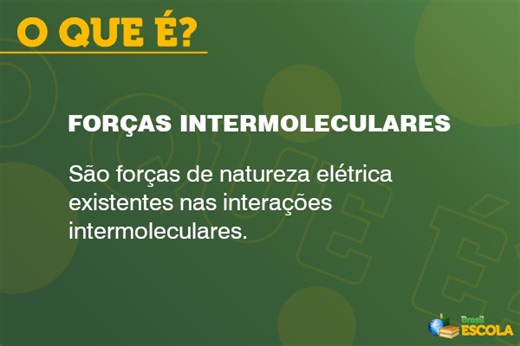 O que são forças intermoleculares? - Brasil Escola