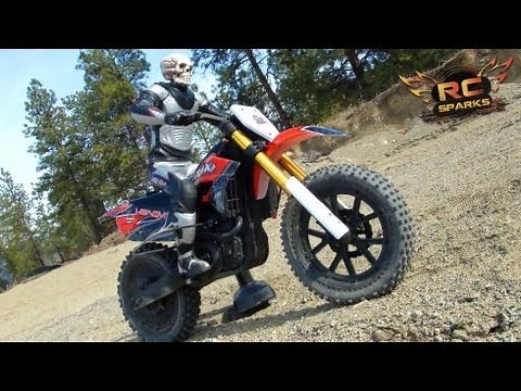 RC ADVENTURES - GHOST RIDER - 1ST Running Vid - Venom VMX 450 DIRT BIKE