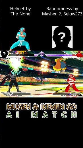 【MUGEN Ikemen GO】Randomness vs Helmet #mugen #ikemengo #games #aimatch