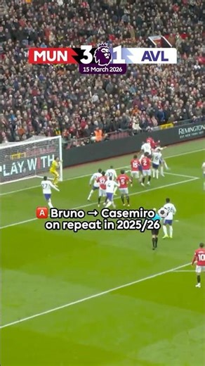 Bruno Fernandes x Casemiro = PURE MAGIC 🪄✨