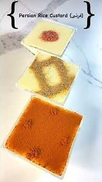 How to make Persian rice custard (فرنی / fereni) l Persian rice pudding recipe l Flavorsome Kitchen