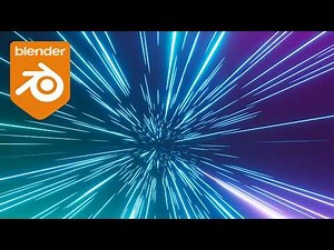 Blender Geometry Nodes - Make This Stellar Hyperspace Loop!