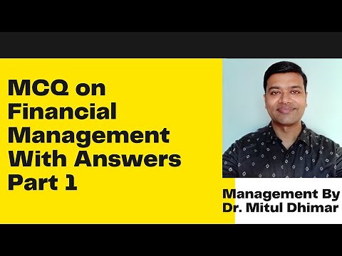 MCQ on Financial Management with answer- Part 1