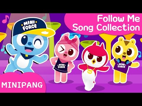 Learn and Sing with MINIPANG | 😁Follow Me Song Collection🎶 | MINIPANG TV 2D Kids Song