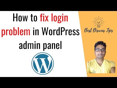 How to fix login problem in WordPress admin panel