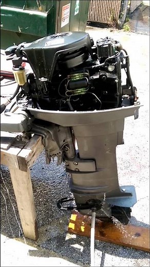 25hp mercury outboard start up