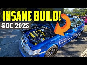 Saab Owners Convention 2025 RARE LIGHTING BLUE VIGGEN!