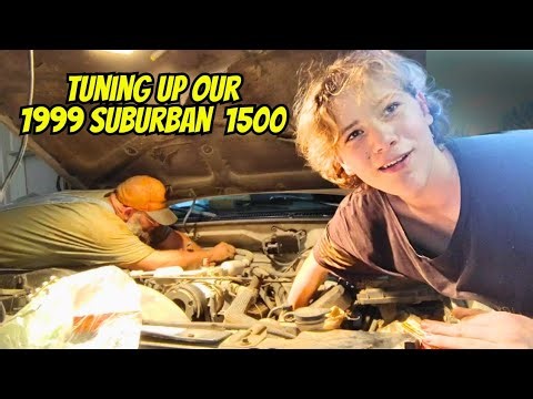 Teaching My Son to Tune Up Our 1999 Chevy Suburban | Spark Plugs & Wires