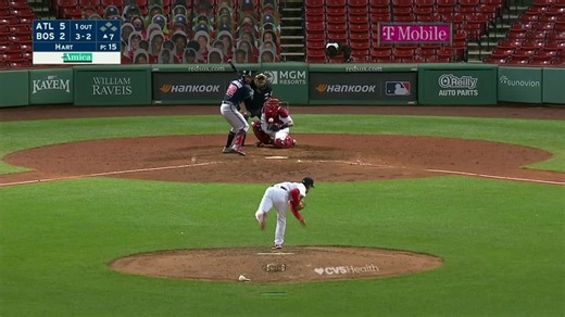 Nick Markakis strikes out swinging.