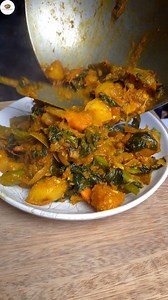 Pui shaak kumro aar chingri macher tarkari #puishaak #foodlover #recipe #reelsvideoシ #viralreelsシ #food | Asima Cooking Reels