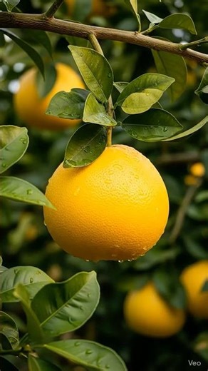 Juicy Grapefruit Cutting ASMR 🍊✨ | Stress Relief Fruit Sounds