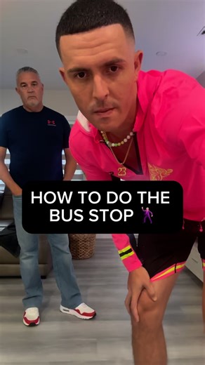 Cory Garrastazu on Instagram: "My dad and I do the bus stop everywhere we go and this is how we do it since we have been asked recently in the past couple videos 🕺🏻 #busstop #80s #70s #oldschool #disco"