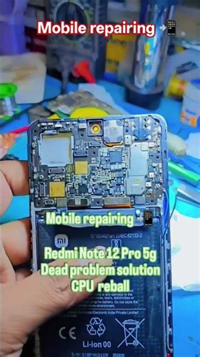 redmi note 12 Pro 5g dead problem solution #youtube #smartphone #repair #song #like