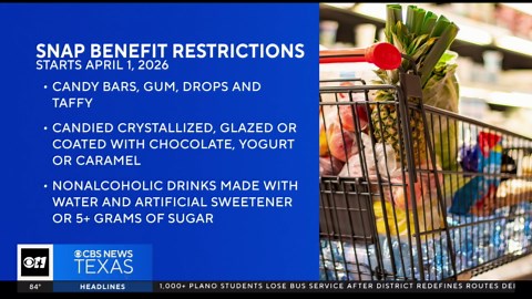 New SNAP rules in Texas restrict sweetened foods and drinks