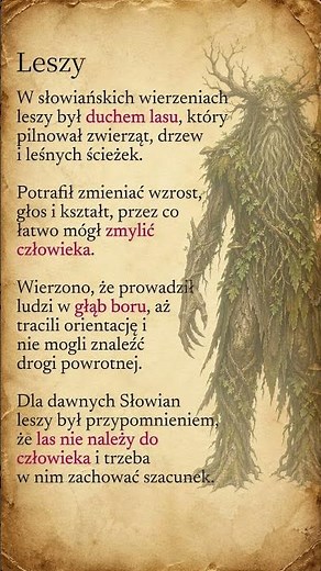 Leszy: demon lasu, który nie pozwalał wrócić...