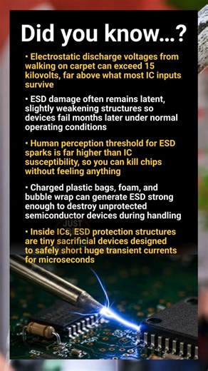 Electrostatic discharge: microscopic lightning that silently destroys modern electronics