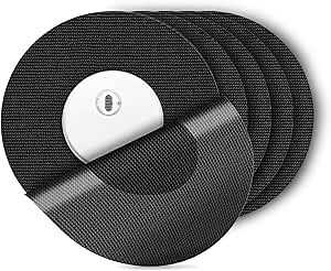 HONYOU Libre 3 Plus Sensor Covers Waterproof 15 Days Freestyle CGM Adhesive Patches for Libre 3 Overpatches Without Hole, Skin Friendly Hyperallergenic & Latex Free, 25Pack Black