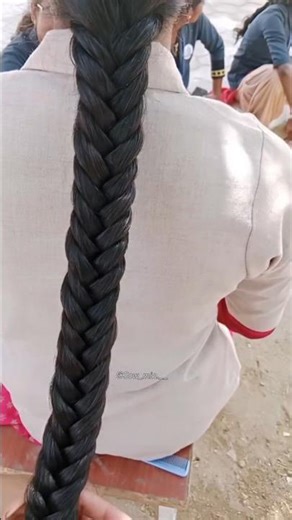 Long Hair Braid😍Cut it✂️#rapunzel #hairpunzel #haircare #hairstyle #longhair #haircute #haircut