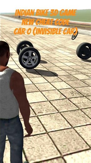 Indian bike 3D game new cheat code car 0 (invisible car) #cargames #indianbike3dgamenewupdate