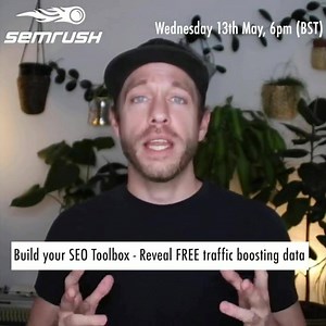Build your SEO Toolbox - Reveal FREE traffic boosting data! Join our special webinar!  | Semrush | Facebook