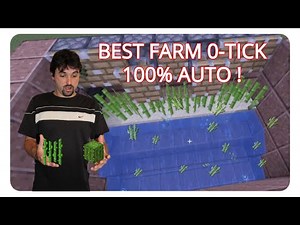 BEST FARM CACTUS & SUGAR CANE 100% AUTO (1.14+) - Minecraft - Tuto - #16