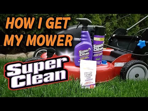 How I get my mower Super Clean