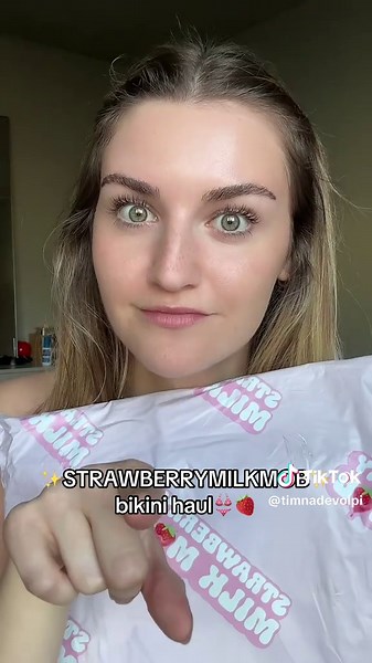 Strawberry Milk Mob Bikini Try On Haul