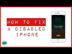 How To Fix iPhone is disabled connect to itunes