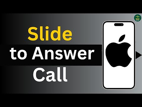 How to Change Slide to Answer or Decline IPHONE Call ?