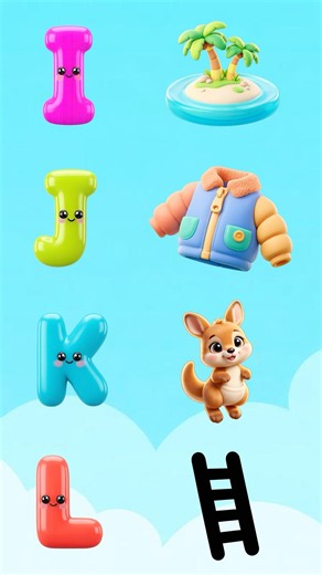 ABC Words Song (I-P) | Alphabet & Phonics