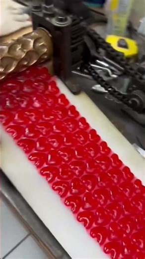 Candy molding process sweet production work #shorts