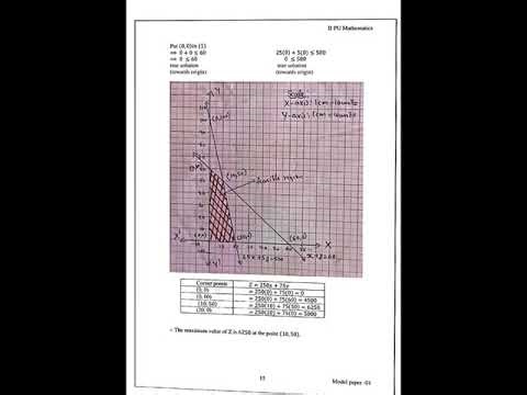 #2nd puc maths model papers # maths model paper # model papers # passing package #