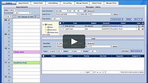 Practice Mate - The Appointments Panel in Practice Mate