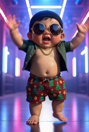 bad baby kills it dancing watch to the end #baby #babytok ##viral #babyboy #dancing