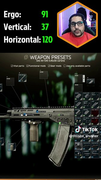 The Best Budget SAG AK 545 In Tarkov #eft #tarkov #escapefromtarkov #videogame #budget #build #guide #SAG #AK #545 #twitch #youtube