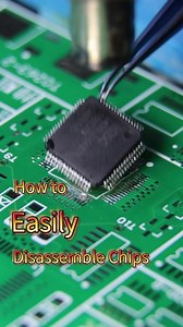 How to remove the chip easily #soldering #chipsoldering #solder #fluxing #desoldering | Flycdi Screen