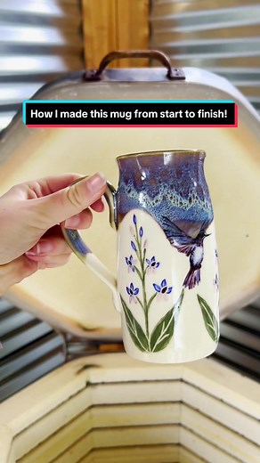 A 3 week process in 3 minutes! Making a mug from start to finish 👌 #ceramicstudio #ceramics #pottery #potterytiktok #potteryvids #ceramicsoftiktok #artistsoftiktok #handmadecraft #cottagecore #homedecor #howtotiktok #howitsmade