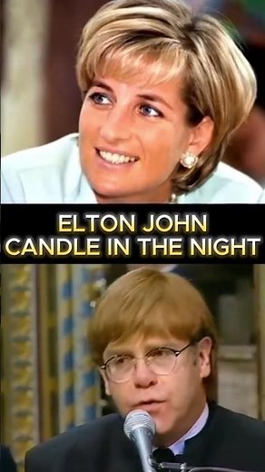 Elton Jhon - Candle In The Night | 🙏 In Memory Of Lady Di 1997 #eltonjohn #ladydi #shorts #viral