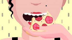 Pizza Girl Eating Pizza Animation Stock Footage Video (100% Royalty-free) 1092265261 | Shutterstock