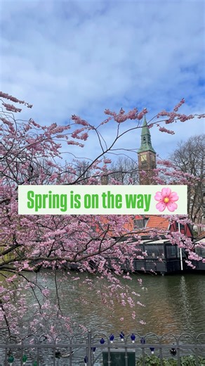 Just a little reminder on a day that feels like minus 15 degrees -spring is coming 🌸 As much as we love these snowy days ❄️ …we’re currently waddling around like the michelin man in our 7 layers and it’s getting tiring Two more months and April is here, stay tuned for our summer schedule ☀️ | Copenhagen Free Walking Tours