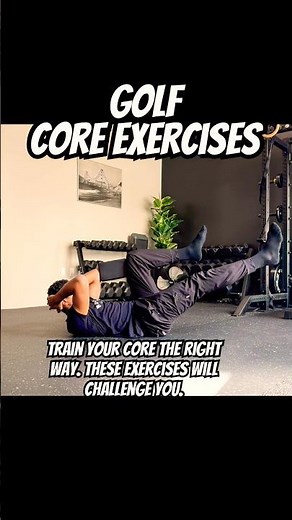 Golf core exercises #golffitnesstrainer #golffitness