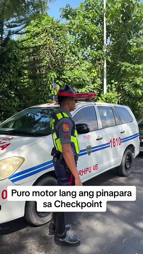 Puro motor lang pinapara sa checkpoint #fyp #gelltv