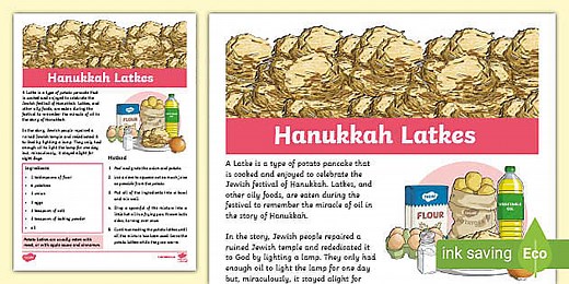 Hanukkah Latke Recipe
